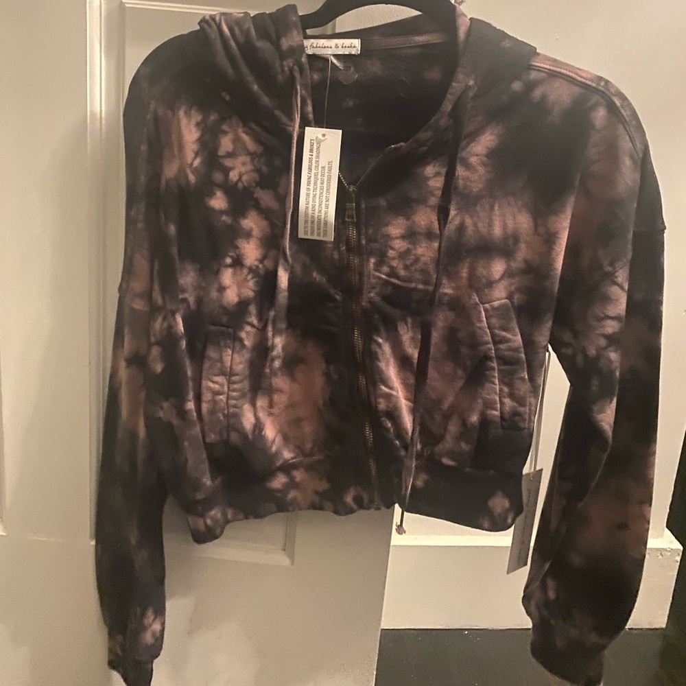 Young Fabulous & Broke tie dye hoodie